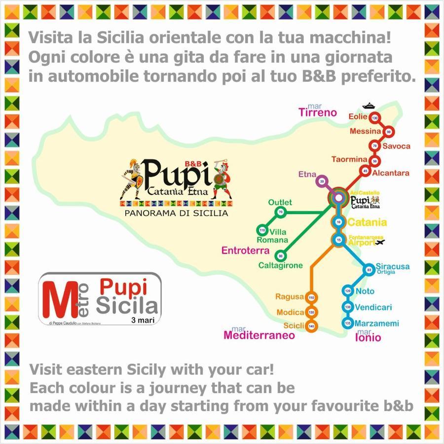 Pupi Catania Etna B&B - #Viaggiosiciliano Экстерьер фото
